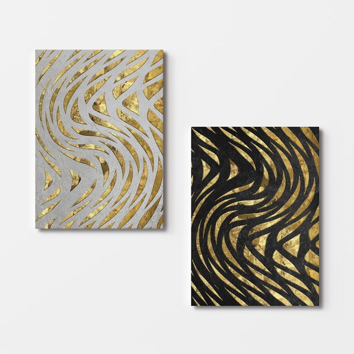 Wallity Cuadros Decorativos sobre Lienzo 2 Piezas 50 x 70 cm Wallity Cuadros Decorativos sobre Lienzo 2 Piezas 50 x 70 cm